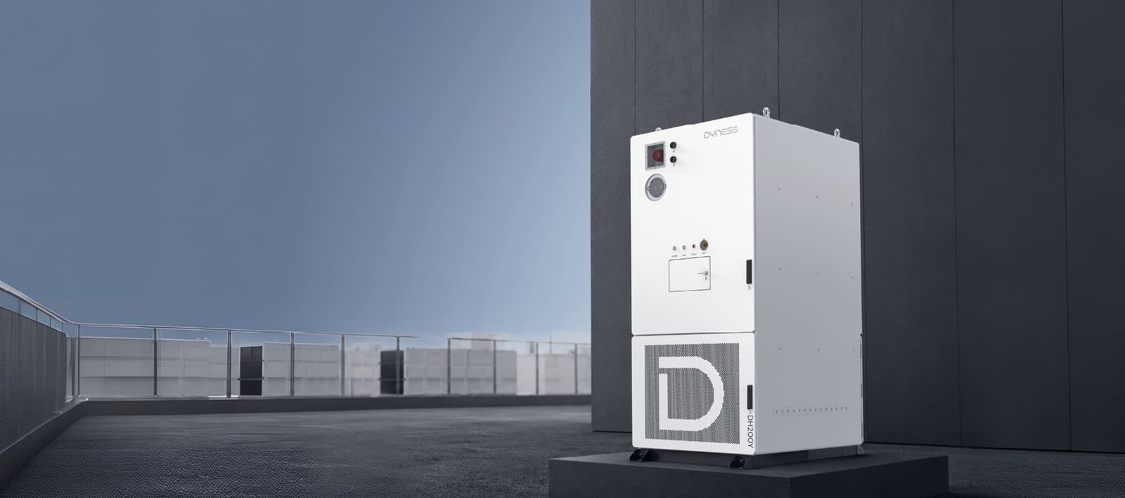 Armoire de stockage C&I installée sur un site industriel